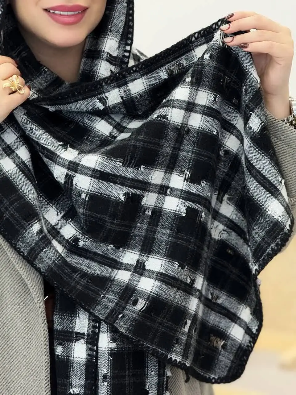 3686-شال پاییزه آسو